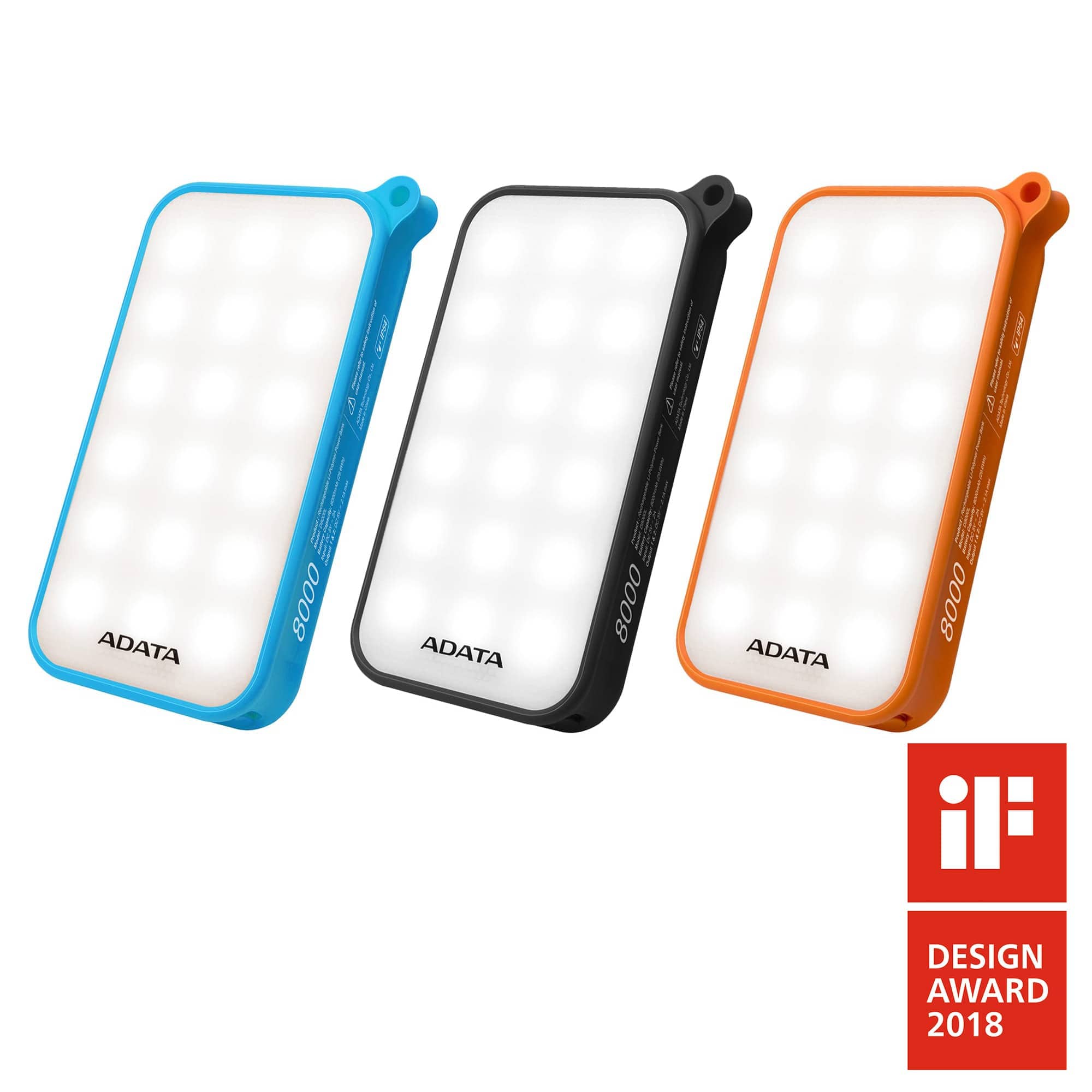 ADATA D8000L LED Power Bank Wins iF Design Award 2018