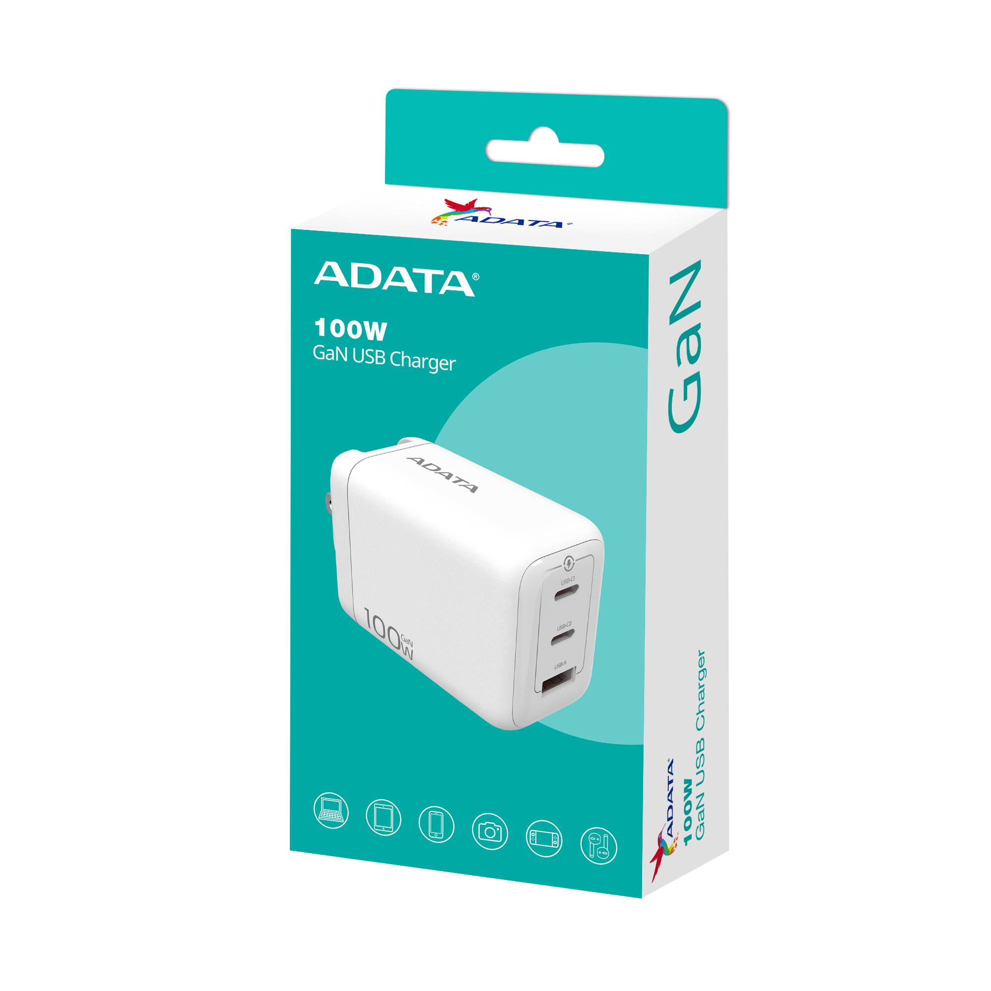 100W GaN USB Charger-#ffffff-8