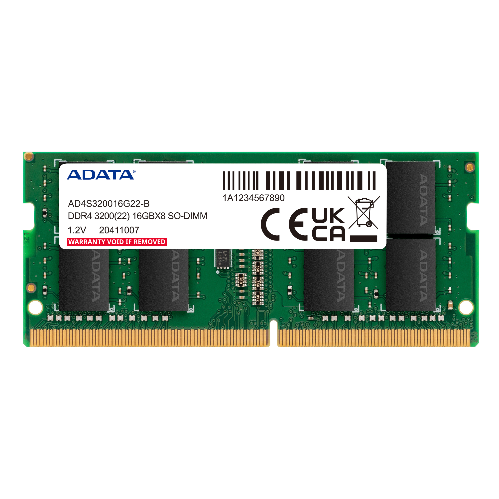 ADATA DDR4 16GB SO-DIMM メモリ Hoogwaardige DDR4 3200 SO-DIMM-geheugenmodule (Netherlands)