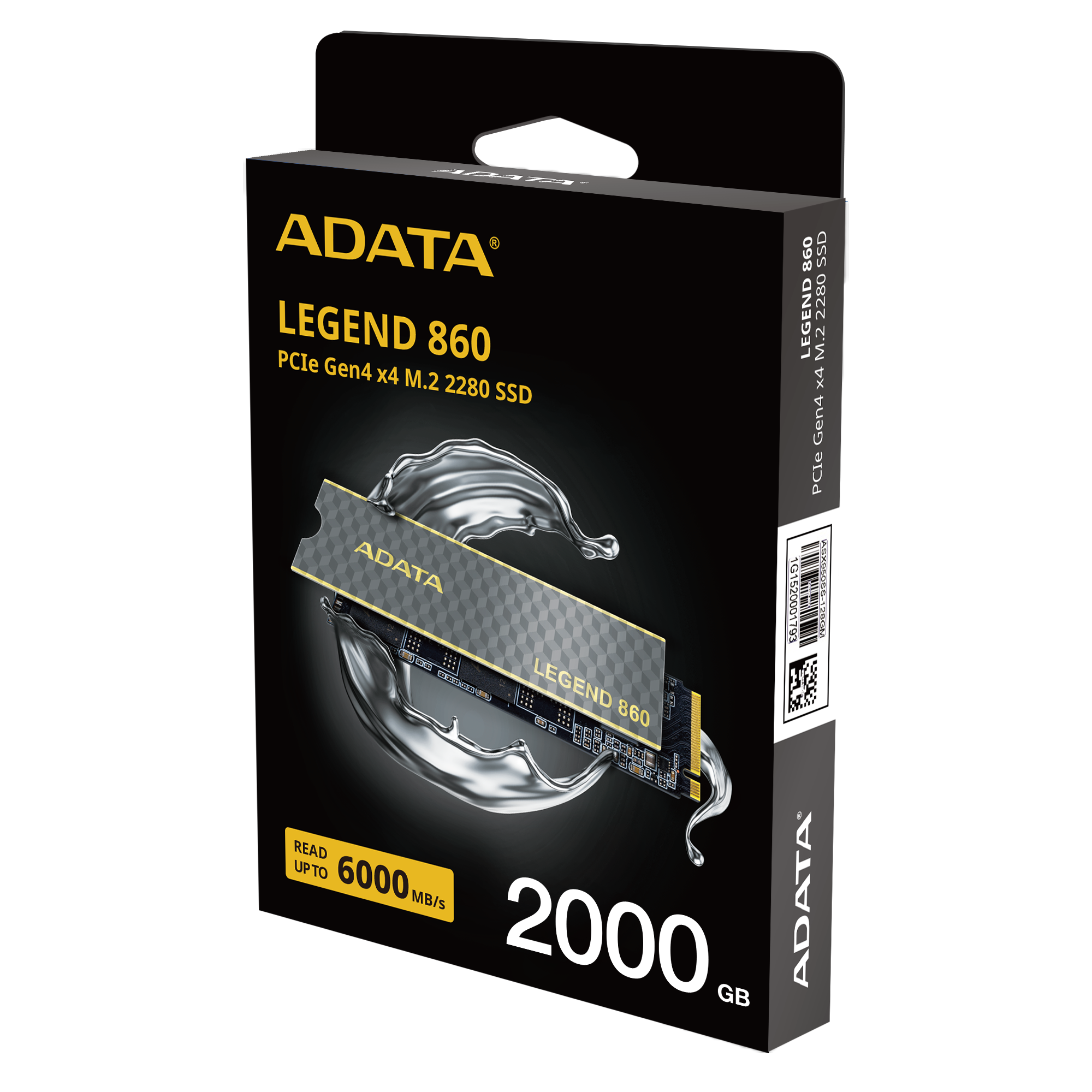 内蔵型SSD ADATA LEGEND 860 2000GB SSD ADATA LEGEND 860 PCIe Gen4 x4 M.2 2280 Solid State Drive (United