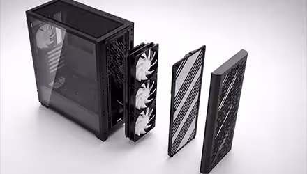 CLEANING PC MESH FILTERS FOR BETTER AIRFLOW
