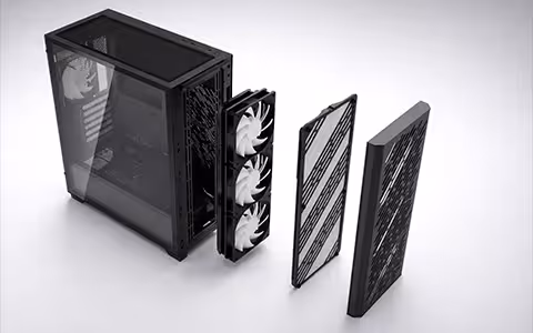 CLEANING PC MESH FILTERS FOR BETTER AIRFLOW